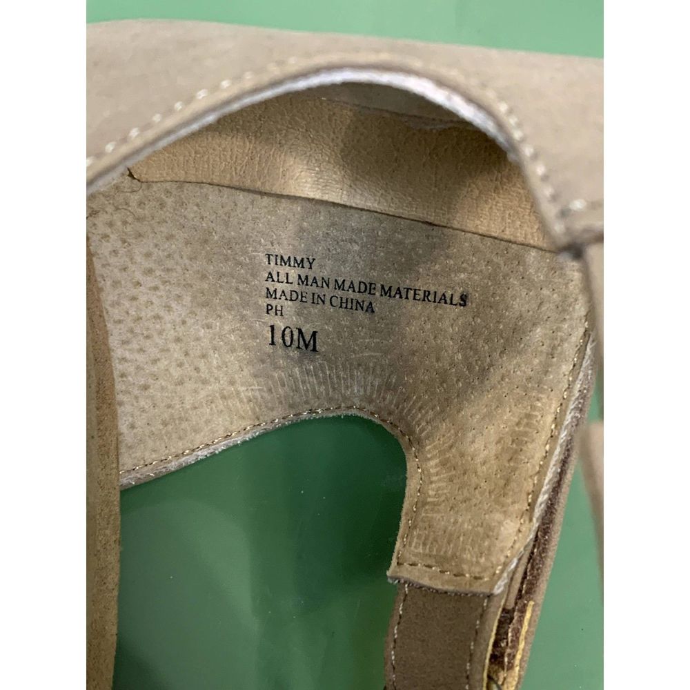 Adrienne Vittadini Timmy Beige Wedge Sandals Size 10 - NWOT - Picture 7 of 7